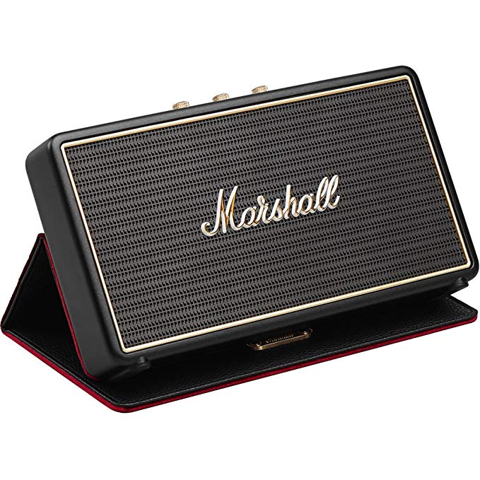 Marshall Audio Stockwell Genuine Portable Bluetooth Speaker & Flip Cover