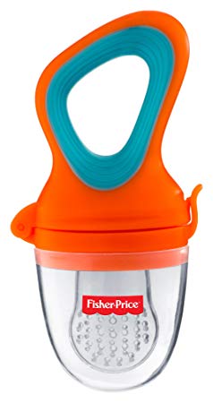 Fisher-Price UltraCare Polyproplene Silicone Food Nibbler (Orange)