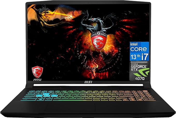 MSI 2023 Newest Crosshair Gaming Laptop, 16" FHD  144Hz IPS Display, NVIDIA GeForce RTX 4070, Intel Core i7-13620H (Beats i9-12900H), 160GB DDR5 RAM, 10TB SSD, Backlit Keyboard, Windows 11 Home