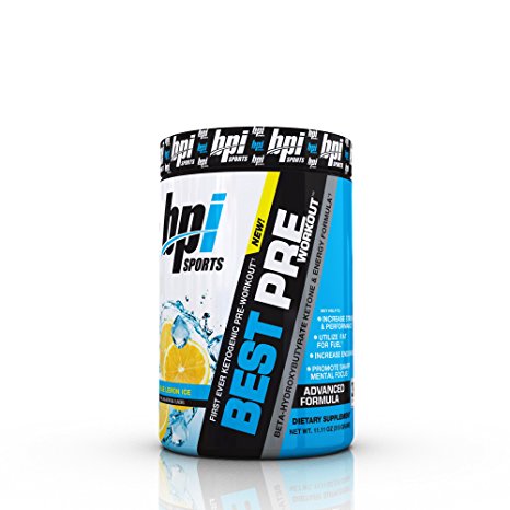 BPI Sports First Ever Ketogenic Pre-Workout Supplement, Blue Lemon Ice, 11.11 Ounce