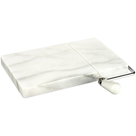 Sur La Table Marble Cheese Board and Slicer H10756-WH , 8" x 5"