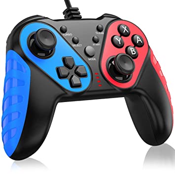 BEBONCOOL Gamepad for PC/Laptop/PS3, Dinofire Wired Gaming Controller with Dual Vibration and Turbo, Joystick Game Controller Compatible with Windows 10/8/7/XP, Steam, Play Station 3, 1.7M USB Cable