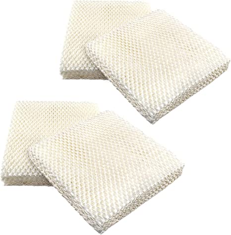 HQRP 4-Pack Wick Filter Compatible with Honeywell Filter T HFT600 / HFT600PDQ Replacement fits Honeywell HEV615 HEV620 HEV600 Series Top Fill Cool Mist Humidifiers