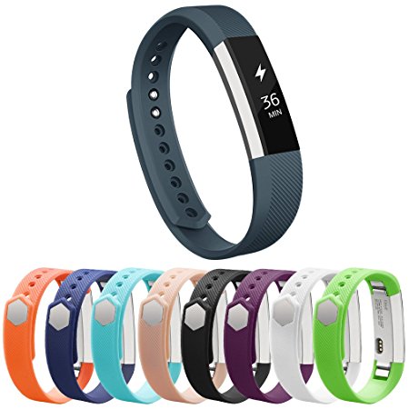 Vancle Fitbit Alta Bands, Newest Adjustable Replacement Bands for Fitbit Alta/ Fitbit Alta band/ Fitbit Alta Bands (with Metal Clasp,No Tracker)