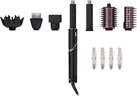 Shark HD440BK FlexStyle Air Drying & Styling System with Wide Tooth Comb and Non-Slip Clips