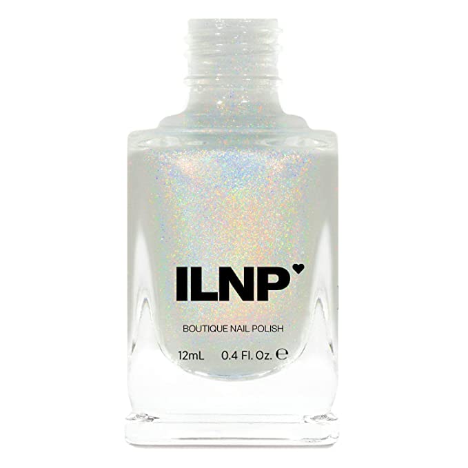 ILNP My Private Rainbow (Linear & Scattered) - Holographic Spectraflair Nail Polish Top Coat