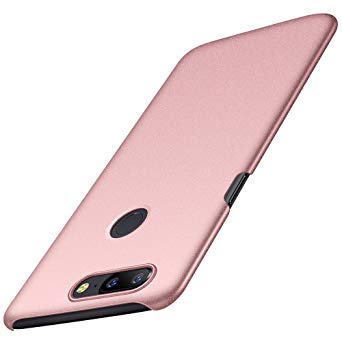 Avalri Thin Fit OnePlus 5T Case with Silky Surface and Minimalist for OnePlus 5T (Matte Rose Gold)