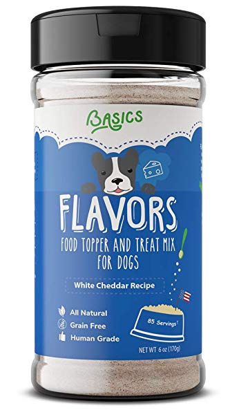 Basics Flavors Food Topper & Gravy for Dogs - Natural, Human Grade, Grain Free - Picky Dog & Puppy Kibble Seasoning, Sprinkle, Hydrating Treat Mix
