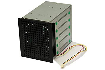 Computer Storage Norco 5 x 3.5" HDD Hard Drives SSD Cage with 120mm Cooling Fan, buy one get one free!
