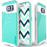 Galaxy S6 case Caseology Wavelength Series Turquoise Mint Textured Pattern Grip Cover Shock Proof Samsung Galaxy S6 case