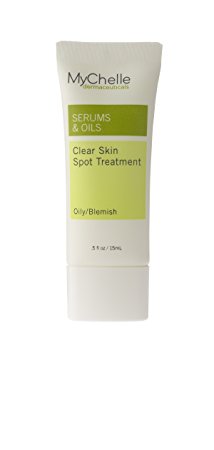 MyChelle Clear Skin Spot Treatment, Targeted Treatment with Probiotics for Oily and Blemish-Prone Skin Types, 0.5 fl oz