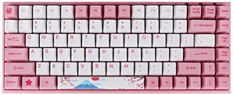 EPOMAKER AKKO 3084 84-Key Cherry MX Switch World Tour Tokyo Bluetooth Mechanical Keyboard with PBT Keycaps (Cherry MX Red)