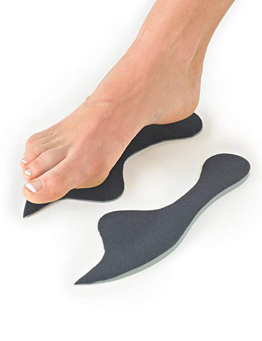NEO G Adhesive Silicone Medial & Lateral Wedge - MEDIUM - Medical Grade Quality, Premium Quality Silicone HELPS reduce pressure & friction, over pronated and over supinated feet - Unisex