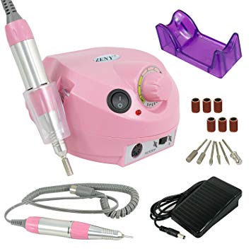 30000RPM Electric Nail Drill File Machine Predicure Manicure Machine With Foot Pedal & Drill Bits For Salon Acrylic Gel Nail Art Tools
