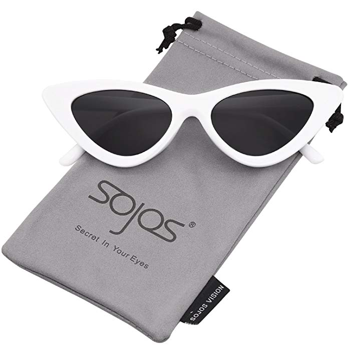 SOJOS Clout Goggles Cat Eye Sunglasses Vintage Mod Style Retro Kurt Cobain Sunglasses SJ2044