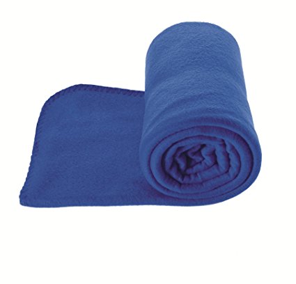 Travel Smart by Conair Fleece Blanket, Blue