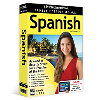 Learn Spanish: Instant Immersion Family Edition Language Software Set  - 2016 Edition