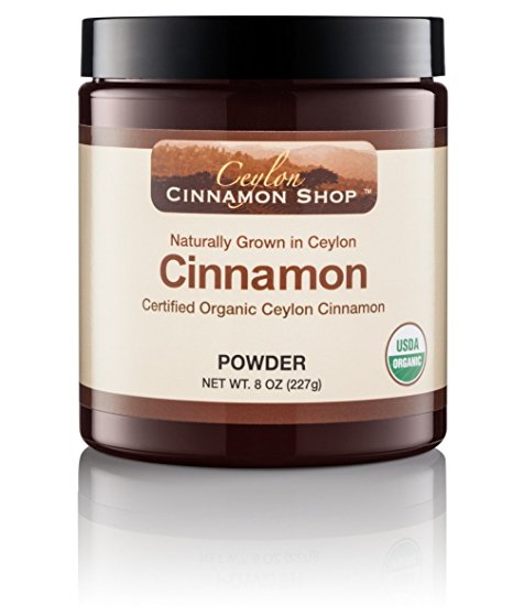 Organic Ceylon Cinnamon Powder (100% USDA Certified, 8 oz.)