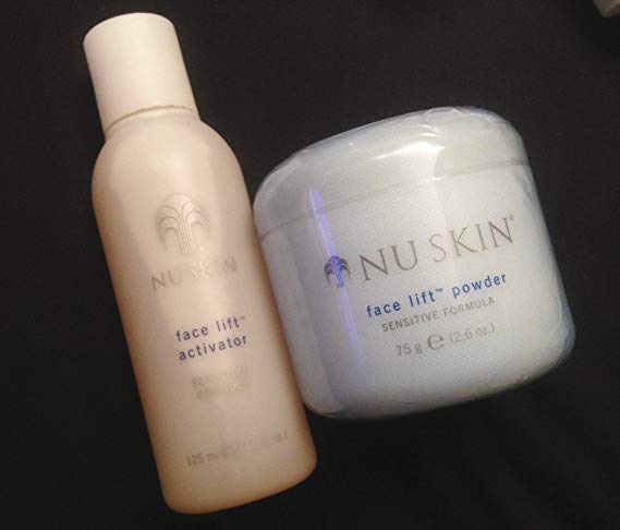 NuSkin Nu Skin Face Lift with Activator - Sensitive Formula - 2.6 Oz Powder   4.2 Oz Activator