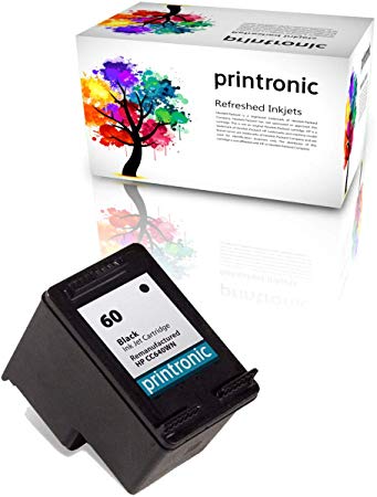 Printronic Remanufactured Ink Cartridge Replacement for HP 60 CC640WN (1 Black)