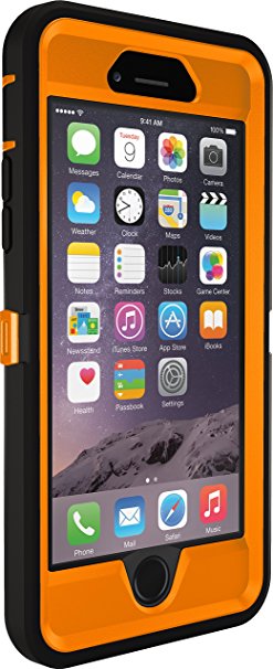 OtterBox iPhone 6 ONLY Case - Defender Series, Frustration-Free Packaging - Max 5 Blaze (Blaze Orange/Black/Max 5 Design) (4.7 inch)