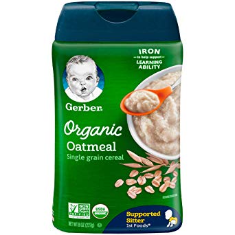 Gerber Baby Cereal, 1st Foods,  Oatmeal, Pack - 1