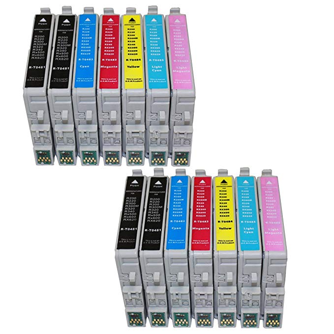 HI INK 14 Pack Remanufactured High Yield T048 ink Cartridges For Epson T048 Ink Cartridges