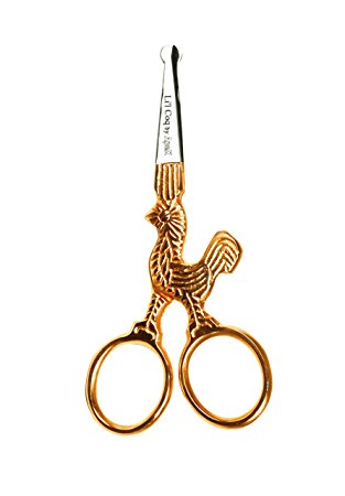 The Li’l Coq Nose Hair Trimmer Facial Hair Scissors with Safety Tip