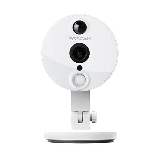 Foscam C2W  Indoor 1080P FHD Wireless Plug and Play IP Camera (White)