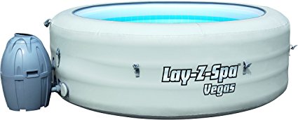 Lay-Z-Spa Vegas Inflatable Portable Hot Tub Spa, 4-6 Person