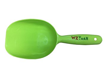 WZYuan1-Cup Pet Food Scoop, Lines for 1/2 Cup and 1 Cup Dog Puppy Cat Bird Rabbit Plastic Pet Food Scoop
