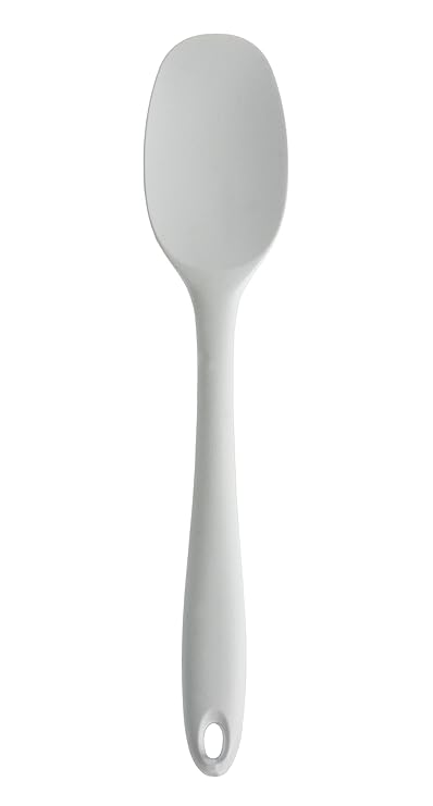 RSVP Ela's Favorite Silicone Spoon, White (ELA-WH)