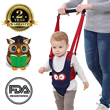 Baby Walker, Adjustable Baby Walking Harness Safety Harnesses, Pulling and Lifting Dual Use 7-24 Month Breathable Stand Up & Walking Learning Helper for Infant Child Activity Walker,(Boys & Girls)