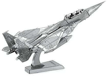 Metal Earth Fascinations Boeing F-15 Eagle Airplane 3D Metal Model Kit