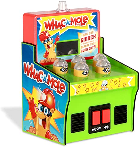 Basic Fun Whac-A-Mole Mini Electronic Arcade Game