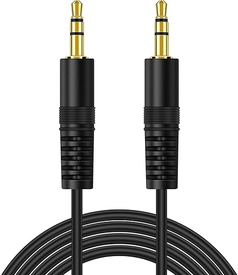 Pasow 3.5mm Stereo Audio Plug to Plug Cable Male to Male cable (15 Feet)