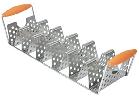 Blackstone Stainless Steel Taco Rack Holder with Handles (1)