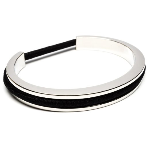 bittersweet by Maria Shireen™ - Hair Tie Bracelet - Classic Design Steel - Silver