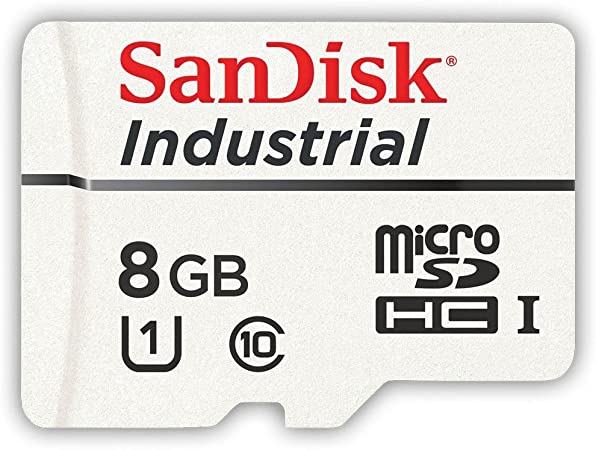 SanDisk Industrial MLC MicroSD SDHC UHS-I Class 10 SDSDQAF3-008G-I with SanDisk Adapter (8GB)