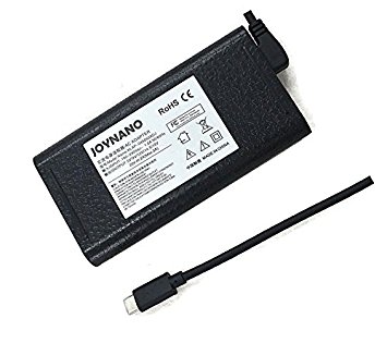 JoyNano 45W USB-C Power Adapter (20V 2.25A, 15V 3A, 12V 3A, 9V 3A, 5V 3A Max) Compatible Dell XPS 12/13 ThinkPad X1 Tablet 12-inch 13-inch and More (Black)