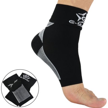 E-Starlet-Plantar Fasciitis Socks (1-pair), Best Plantar Fasciitis compression for man & woman-Fast Relief from Swelling & Foot Pain, Promote Blood Circulation & Speedy Recovery(Large)
