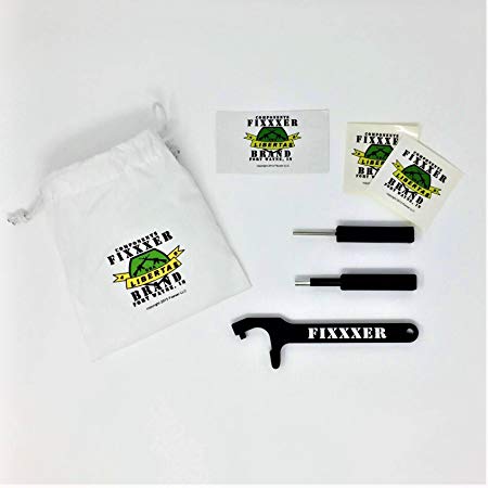 Fixxxer 3 pc. Tool Set for Glock/Magazine Disassembly/Front Sight Installation Hex Tool/Disassembly Tool - All GEN All Models. Includes Tool bag.
