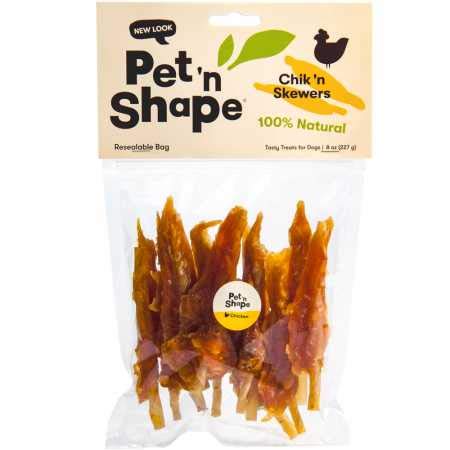 Pet 'n Shape Chik 'n Skewers – Chicken Wrapped Rawhide  Dog Chew
