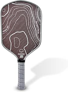 Titanium Carbon Fiber Pickleball Paddle Racket - Thermoformed and Edge Foam Injected Hybrid Shape 16mm Pickleball Paddles - USAP Approval in Progress for Pickleball Rackets