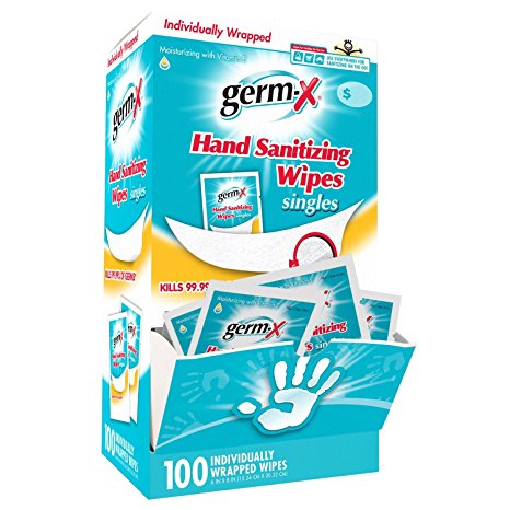 Germ-X Wipes Singles 2 Boxes