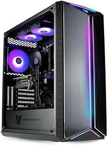 Empowered PC Mantis V2 Gaming Desktop - (NVIDIA GeForce RTX 4080 Super, AMD Ryzen 7 7800X3D Processor (~ i9-14900K), 32GB DDR5 RAM, 1TB NVMe SSD   3TB HDD, WiFi, Windows 11 Home) - Gamer RGB Computer