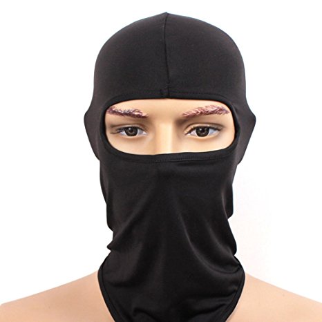 MJ Gear [9 in 1] Full Face Mask Motorcycle Balaclava, Running Mask for Cold or Hot Weather Life Time Warranty