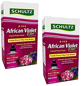 Schultz African Violet Plus Liquid Plant Food 8-14-9, 4 oz