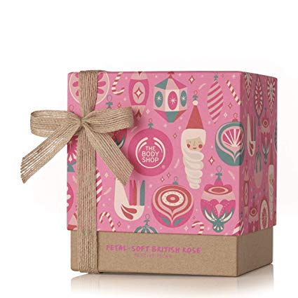 The Body Shop British Rose Gift Set, Enriched With Community Trade Roses handpicked In England, Includes Moisturizing British Rose Body Butter, 5Piece