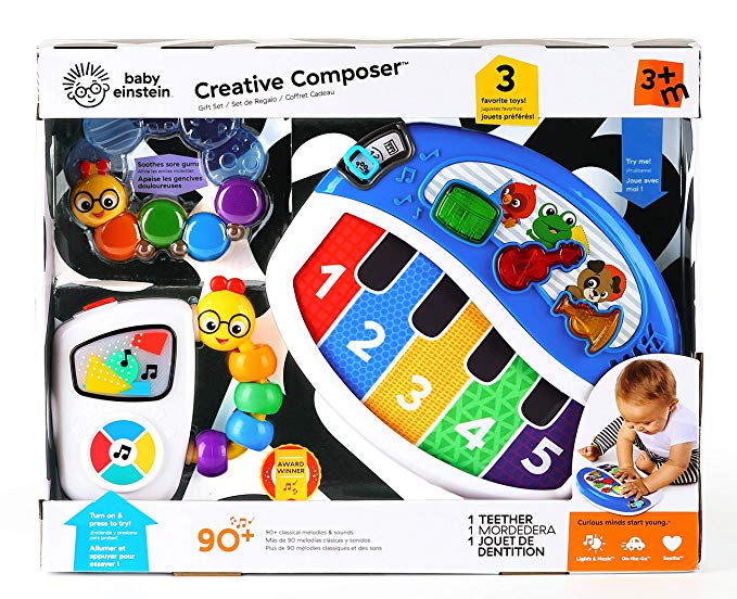 Baby Einstein Creative Composer Musical Toy Gift Set, Ages 3 Months